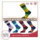 Four Season Fashion Stripe Cotton Men Women Five Toe Dress Sport Knee High Socks